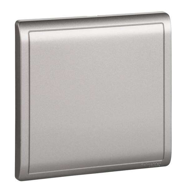 1Gang Blank Plate,Aluminium Silver - 1