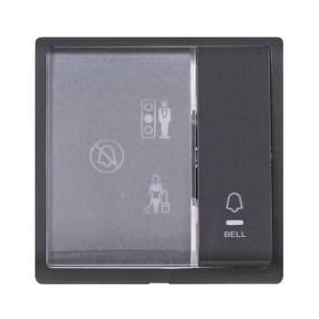 250V 10A 1Gang Bell switched with Illumination DND,PCU,PW Symbol - Schneider Electric