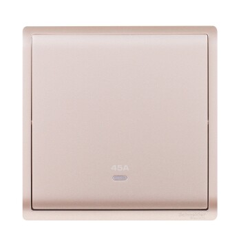 45A 250V 1Gang DP switched with Neon,Wine Gold - Schneider Electric