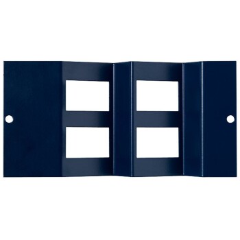 87 mm mounting plate for 4 x LJ6C/RJ45 accessories - angled - Schneider Electric