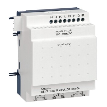 Discrete I/O extension module, Zelio Logic, 14 I/O, 100...240 V AC - Schneider Electric