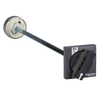 extended rotary handle for front control, Compact INS/INV 250, IP55, IK07, black handle - Schneider Electric