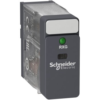Harmony, Interface plug-in relay, 10 A, 1 CO, with LED, 230 V AC - Schneider Electric