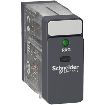 Harmony, Interface plug-in relay, 5 A, 2 CO, with LED, 230 V AC - Schneider Electric