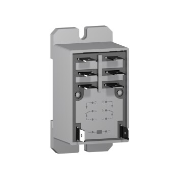 Harmony, Interface plug-in relay with socket, 8 A, 2 CO, 120 V AC - Schneider Electric