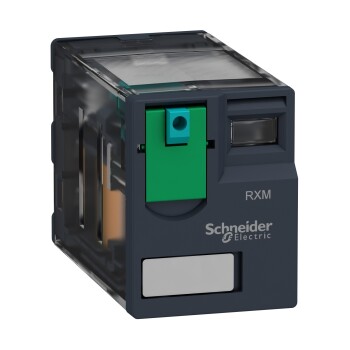 Harmony, Miniature plug-in relay, 6 A, 4 CO, with lockable test button, 48 V DC - Schneider Electric