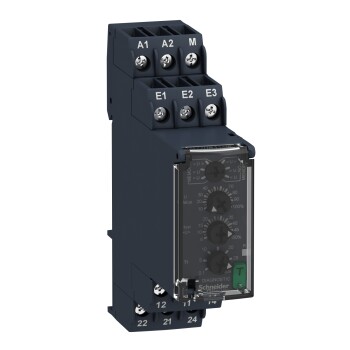 Harmony, Modular 1-phase voltage control relay, 8 A, 2 CO, 15…500 V AC/DC, 24…240 V AC/DC - Schneider Electric