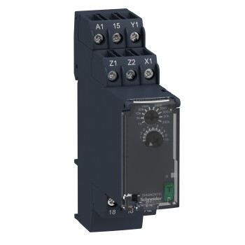 Harmony, Modular timing relay, 8 A, 1 CO, 0.05 s…300 h, on delay, 24...240 V AC/DC - Schneider Electric