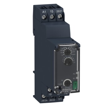 Harmony, Modular timing relay, 8 A, 2 CO, 0.05 s…300 h, on delay and off delay, 24...240 V AC/DC - Schneider Electric