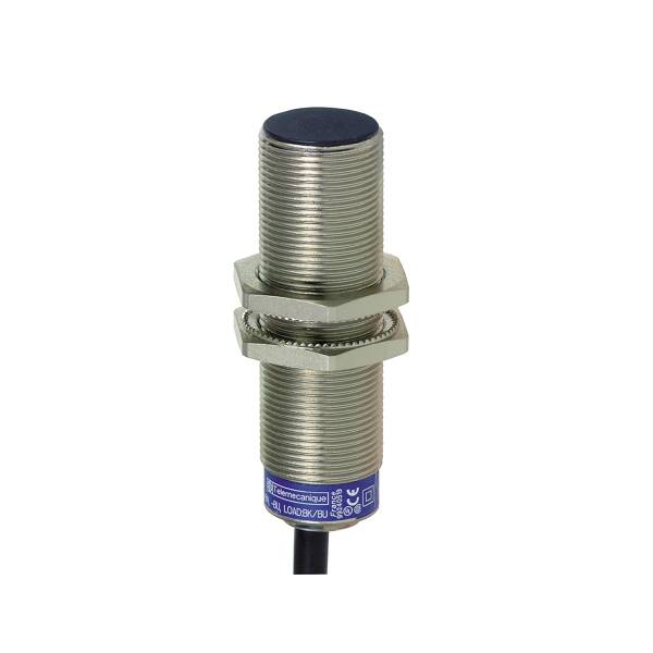 Inductive proximity sensors XS, inductive sensor XS6 M18, L62mm, brass, Sn8mm, 12...48 VDC, cable 2 m - 1