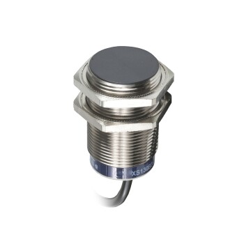 Inductive proximity sensors XS, inductive sensor XS6 M30, L62mm, brass, Sn15mm, 12...48 VDC, cable 2 m - Schneider Electric