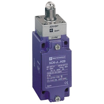 Limit switch, XC Standard, XCKJ, steel roller plunger reinforced, 1NC+1 NO, snap, Pg13 - Schneider Electric