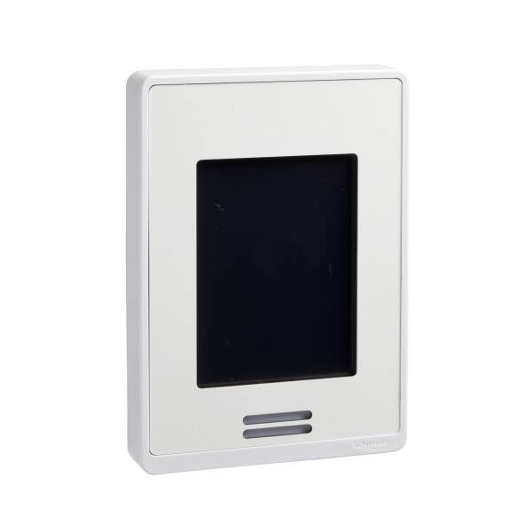 Low-Voltage Fan Coil Room Controller & Zone Controller: BACnet MS/TP, RH sensor & control, White Case/Fascia - 1