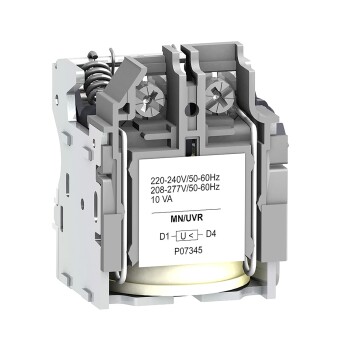 MN undervoltage release, ComPacT NSX, 220/240 VAC 50/60 Hz, 208/277 VAC 60 Hz, screwless spring terminal connections - Schneider Electric