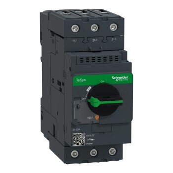 Motor circuit breaker, TeSys Deca, 3P, 32 A, magnetic, rotary handle, EverLink terminals - Schneider Electric