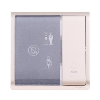 Pieno - 10A 250V - 1 G bell sw w 'Privacy'&'Please Clean Up' &'Please Wait' WG - Schneider Electric