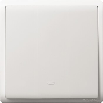 Pieno - 16A 250V - 1 gang 1 way switch with fluorescent locator - Schneider Electric