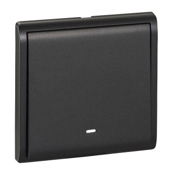 Pieno - 16A 250V - 1 gang 1 way switch with fluorescent locator (MB) - Schneider Electric