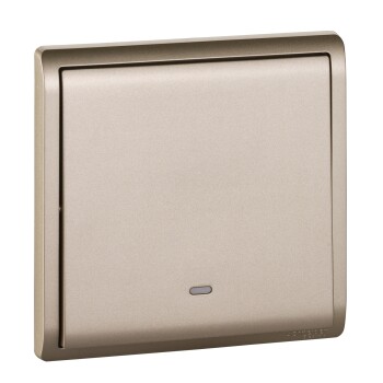 Pieno - 16A 250V - 1 gang 2 way switch with fluorescent locator (WG) - Schneider Electric