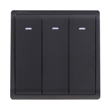 Pieno - 16A 250V - 3 gang 2 way switch with fluorescent locator (MB) - Schneider Electric