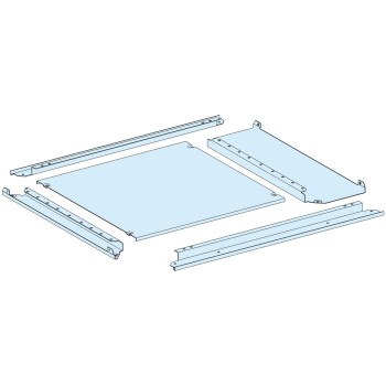 Plain gland plate, PrismaSeT P, IP55, for enclosure W 650+150mm D 400mm - Schneider Electric