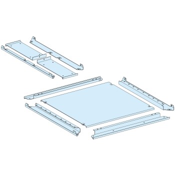 Plain gland plate, PrismaSeT P, IP55, for enclosure W 650+150mm D 600mm - Schneider Electric