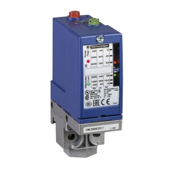 pressure switch XMLB 10 bar - adjustable scale 2 thresholds - 1 C/O - Schneider Electric
