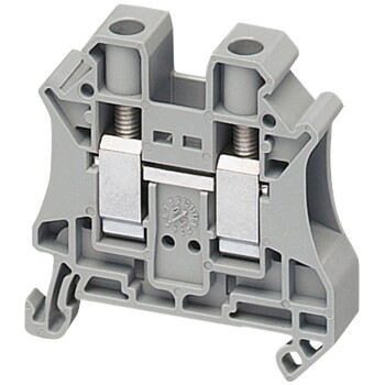 SCREW TERMINAL, FEED THROUGH, 2 POINTS, 10MM² , GREY - Schneider Electric