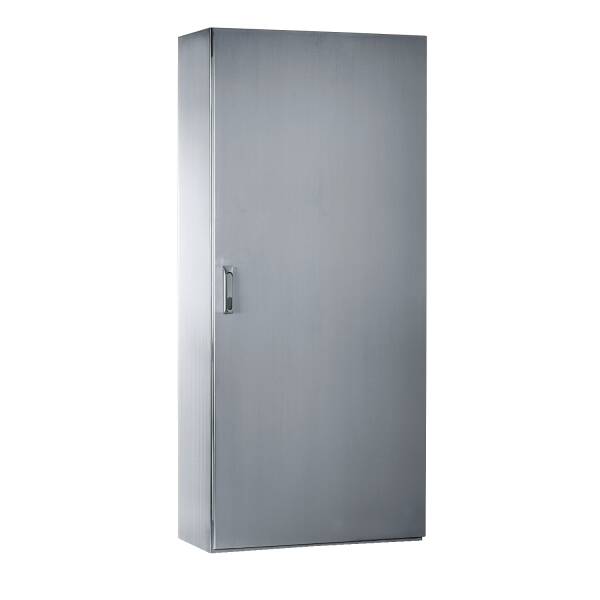 SMX 304L stainless monobloc enclosure, H1800xW600xD400mm, Scotch Brite® finish. - 1