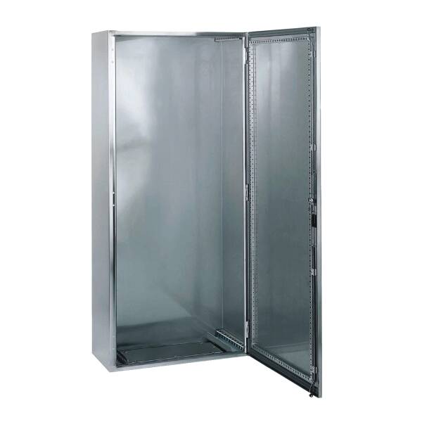 SMX 316L stainless monobloc enclosure, H2000xW1200xD500mm, Scotch Brite® finish. - 1