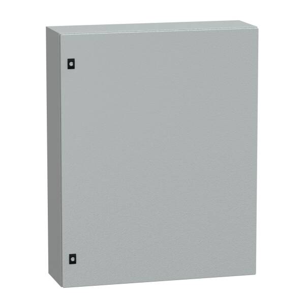 Spacial CRN plain door w/o mount.plate. H1000xW800xD250 IP66 IK10 RAL7035.. - 1