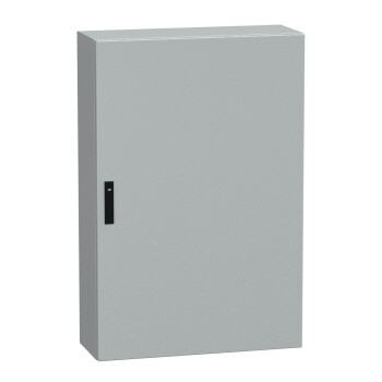 Spacial CRNG plain door w/o mount.plate. H1200xW800xD300 IP66 IK10 RAL7035 - Schneider Electric