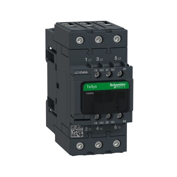 TeSys Deca contactor - 3P(3 NO) - AC-3/AC-3e - <lt/>= 440 V 40 A - 220 V AC 50/60 Hz coil - Schneider Electric
