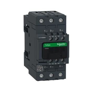 TeSys Deca contactor - 3P(3 NO) - AC-3/AC-3e - <lt/>= 440 V 65 A - 220 V AC 50/60 Hz coil - Schneider Electric