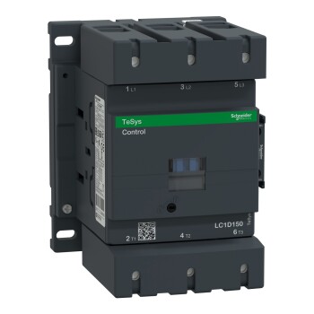 TeSys Deca contactor, 3P(3NO), AC-3, 440V, 150 A, 220V AC 50/60 Hz coil - Schneider Electric