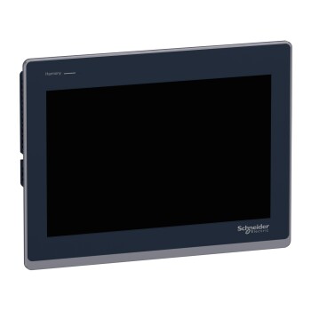 Touch panel screen, Harmony ST6, 12'W display, 2Ethernet, USB host&device, 24 VDC - Schneider Electric