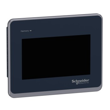 Touch panel screen, Harmony ST6, 4'W display, 1COM, 1Ethernet, USB host&device, 24 VDC - Schneider Electric