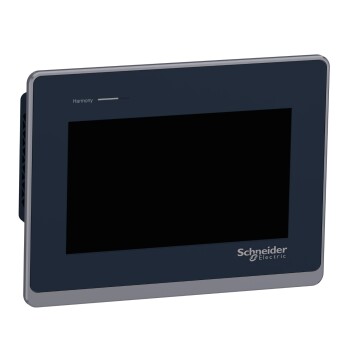 Touch panel screen, Harmony ST6 , 7'W display, 2Ethernet, USB host&device, 24 VDC - Schneider Electric