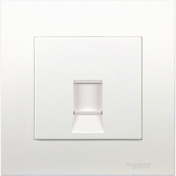 Vivace 1 Gang Category 6 Data Outlet with Shutter - Schneider Electric