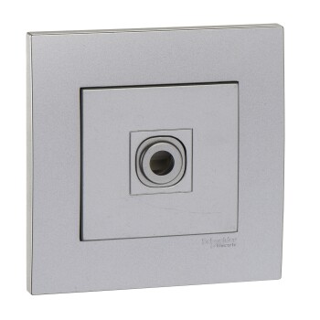 Vivace 25A 250V Connection Unit, Aluminium silver - Schneider Electric